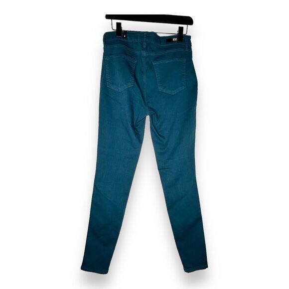 New KUT FROM THE KLOTH High Rise Mia Toothpick Skinny Jeans 8 Ocean Blue Jeans - Picture 7 of 16